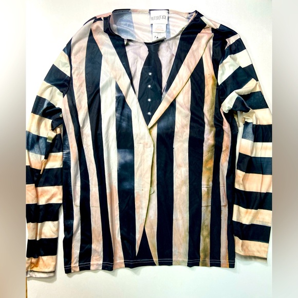 Rubie's Other - Beetlejuice - Rubie’s Long Sleeve Costume Shirt - Epicly Detailed 🪦💀🪲